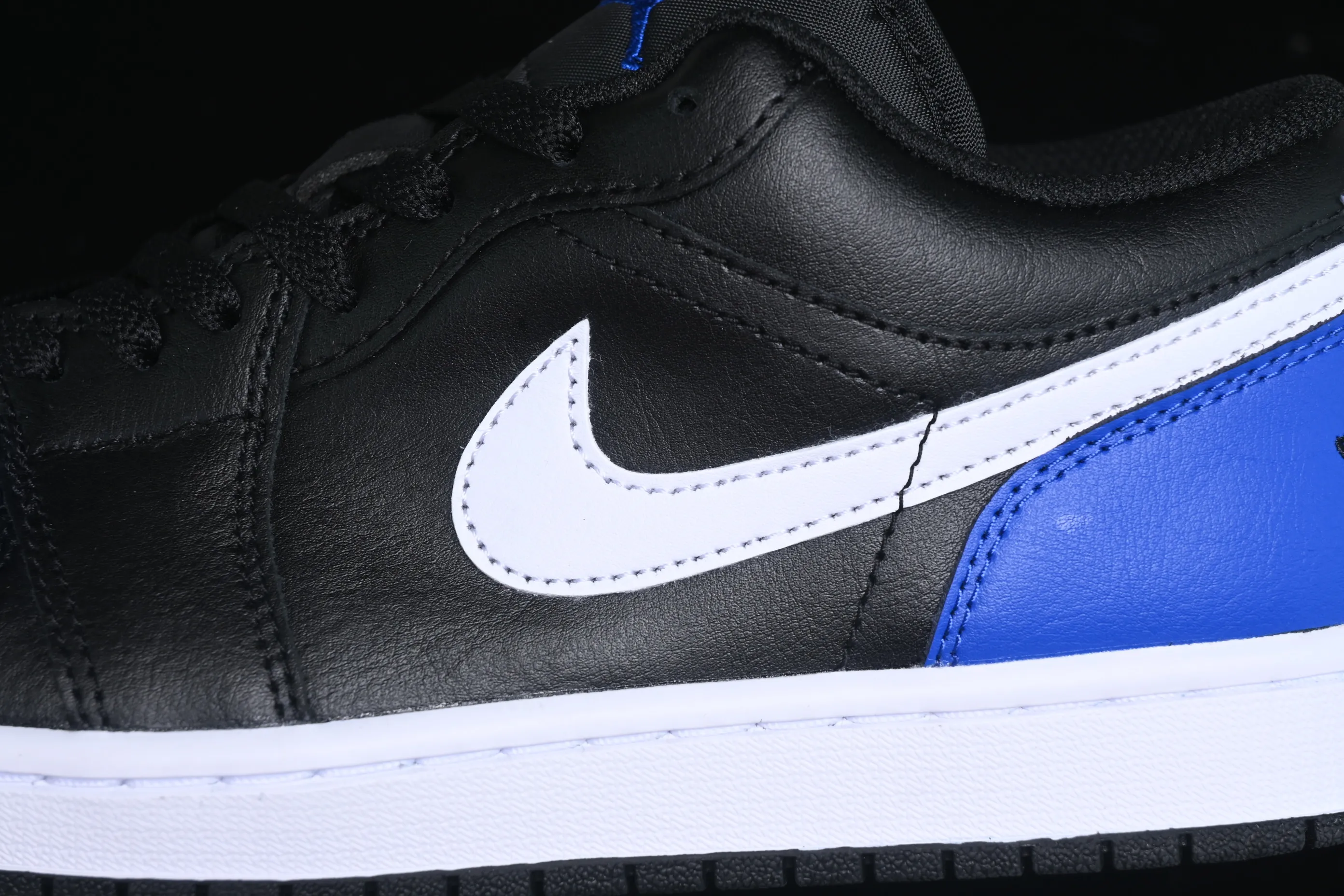 All categories Air Jordan Jordan series basketball shoes Air Jordan 1 Low G version pure original Air Jordan 1 Low AJ1 Joe 1 black and blue low-top retro basketball shoes 553558-042